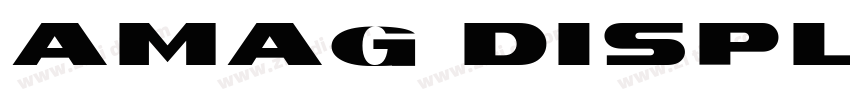 AMAG Display Bold字体转换